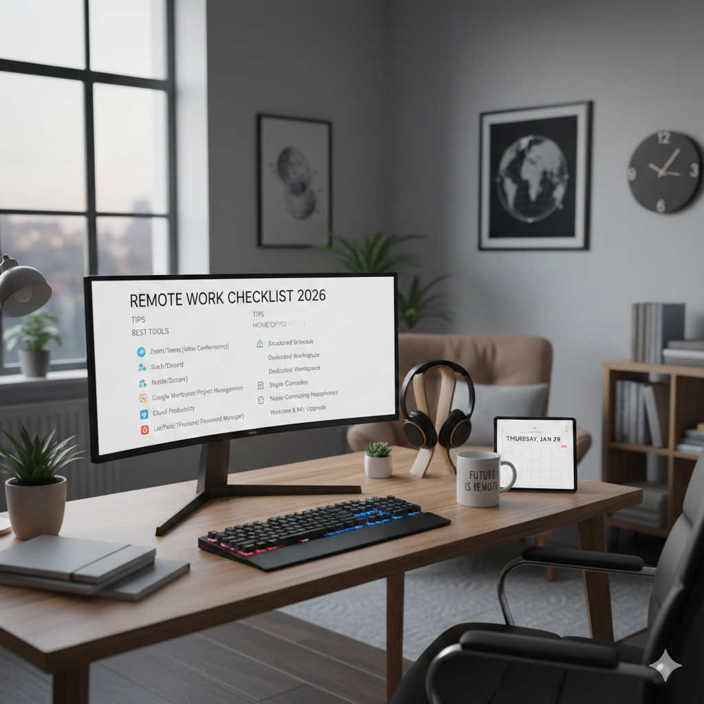 Remote work checklist for 2026