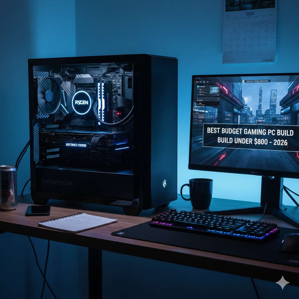 Best Budget Gaming PC Build Under $800 in 2026