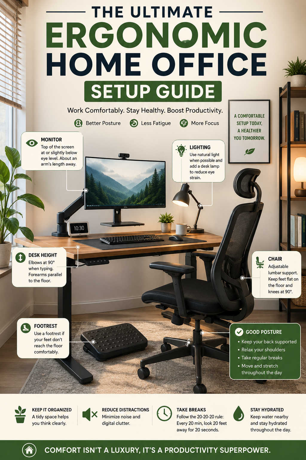 Ergonomic Home Office Setup: A Practical Guide