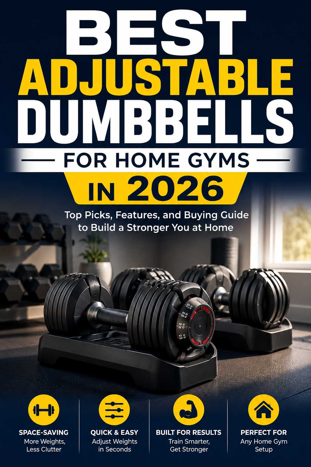 Best Adjustable Dumbbells for Home Gyms in 2026