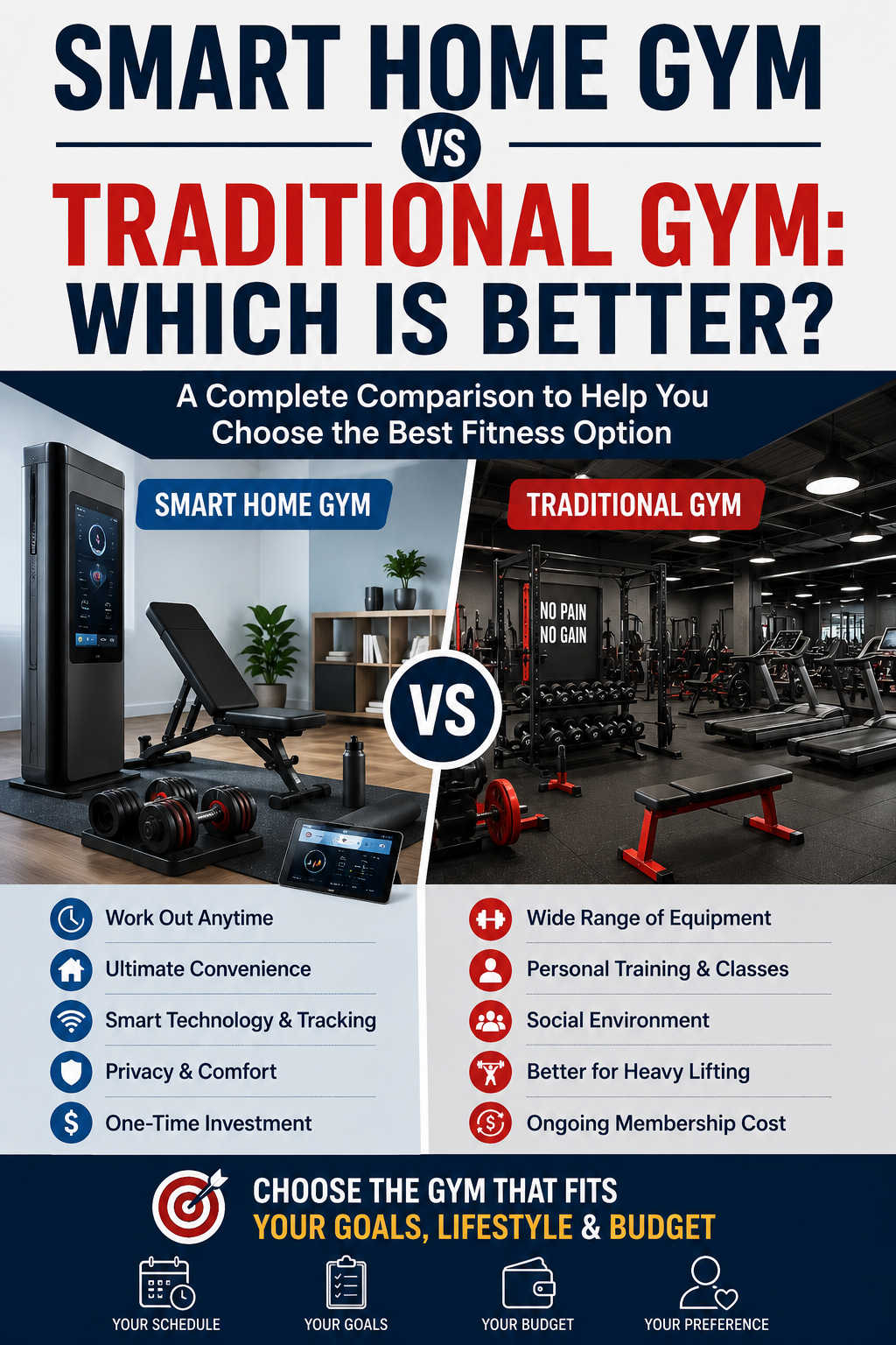 Smart Home Gym vs Traditional Gym