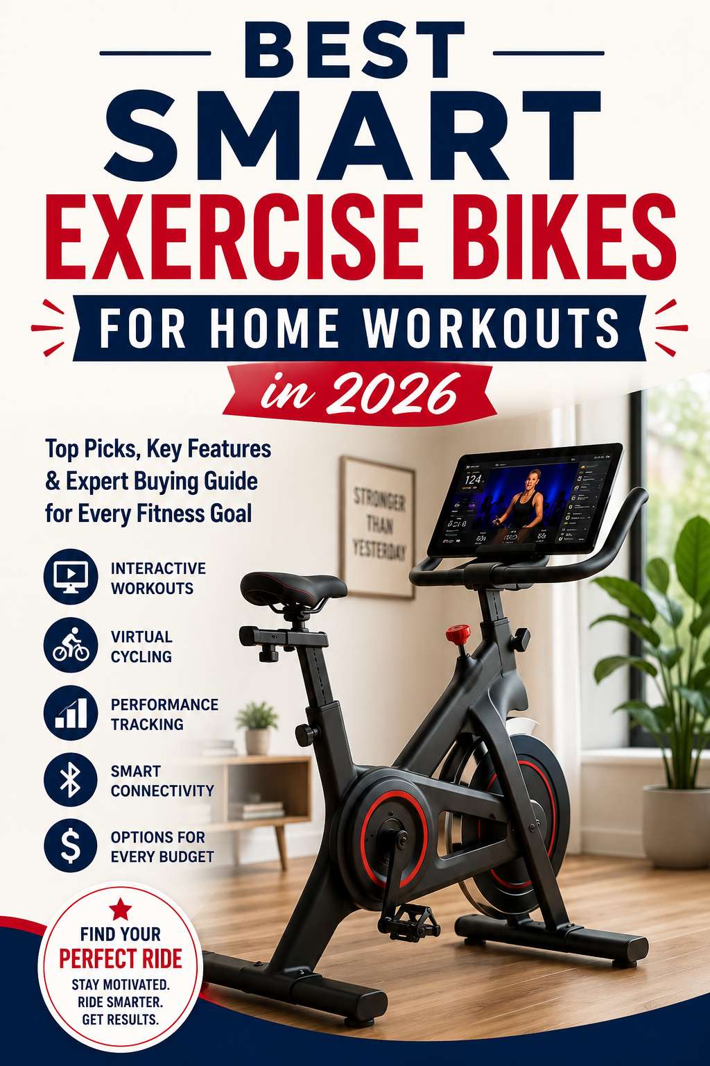 Best Smart Exercise Bikes for Home Workouts in 2026