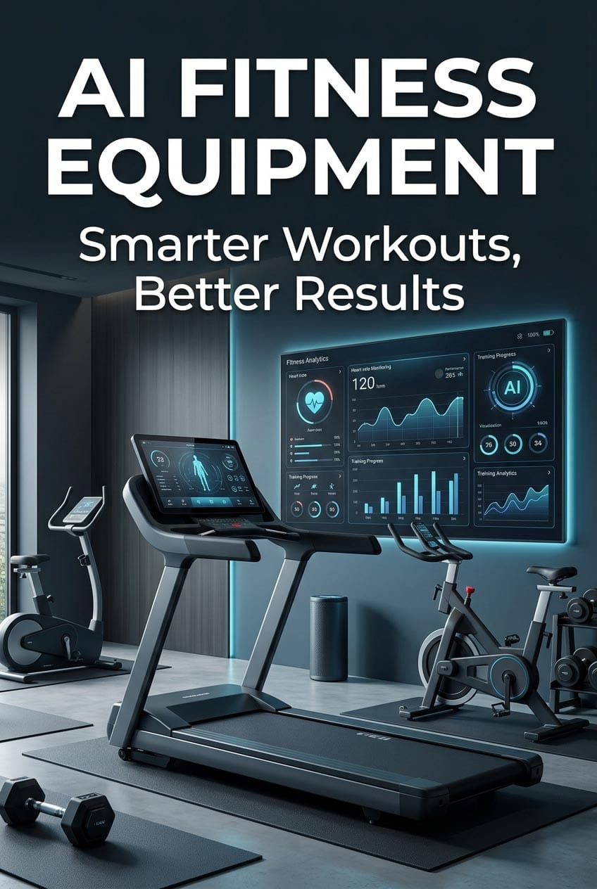 Smart fitness equipment using AI to personalise workouts and track exercise performance